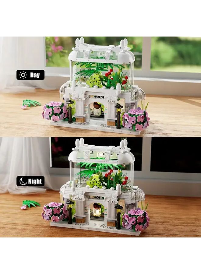 TYCOLE T2069 Flower Shop Building Blocks Set 597pcs Educational Toy City Street Scene Gift - Image 4